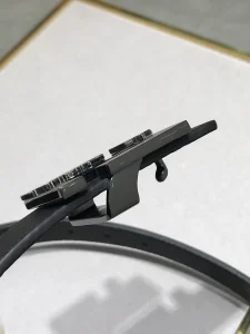 Fendi FF Logo Black Leather Belt 38MM