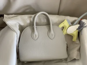 Hermes Bolide Mini Bag White 18CM
