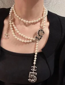 Chanel Long Pearls Belt