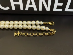 Chanel Crystal CC Pearls Necklaces