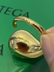 Bottega Veneta Drop Rings Gold