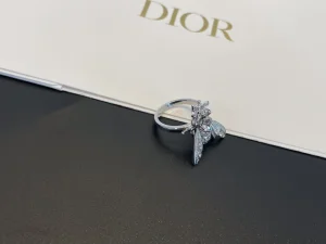 Dior D Bee Crystal Rings