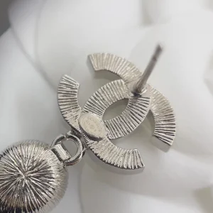 Chanel Crystal CC Diamond Earrings