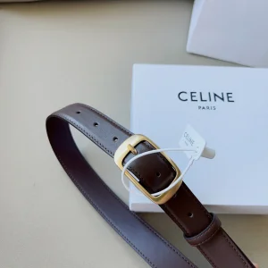 Burberry Leather Belt Burgundy 30MM