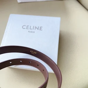 Burberry Leather Belt Burgundy 30MM