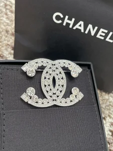 Chanel Diamonds CC Brooch