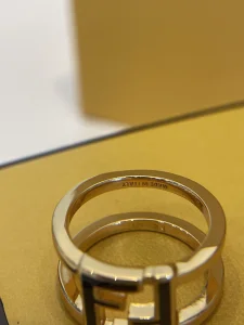 Fendi Forever Fendi Rings Black Gold