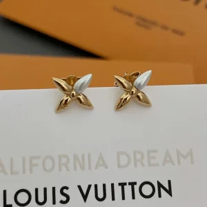 Louis Vuitton Louisette Gold Earrings