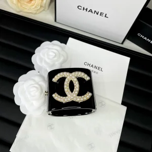 Chanel Pearls CC Bracelets Black