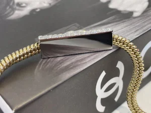 Chanel CC Crystals Chain Necklaces