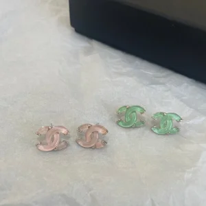 Chanel CC Logo Earrings