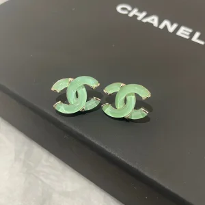Chanel CC Logo Earrings