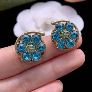 Gucci GG Blue Diamond Earrings