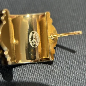 Chanel CC Logo Bag Charm Earrings