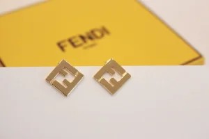 Fendi Forever FF Gold Earrings
