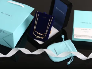 Tiffany Gold Knot Pendant Necklaces