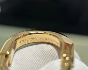 Tiffany Lock Yellow Gold Earrings