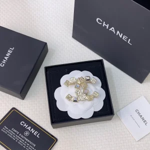 Chanel Gold Coco CC Logo Brooch