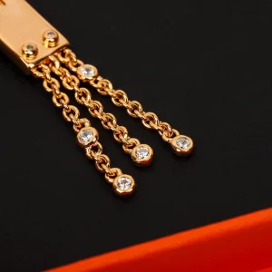 Hermes Kelly Gavroche Earrings