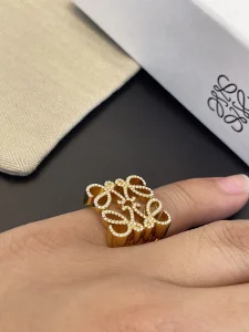 Loewe Crystal Anagram Rings