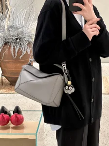 Loewe Grey Owl Charm