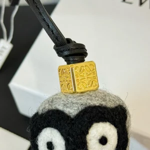 Loewe Grey Owl Charm