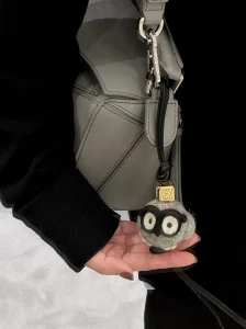 Loewe Grey Owl Charm