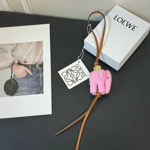 Loewe Pink Elephant Charm