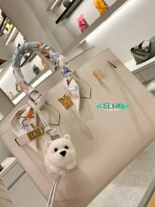 Loewe White Chow Chow Charm