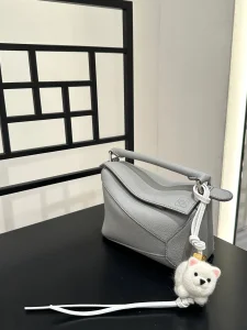 Loewe White Chow Chow Charm