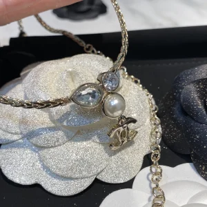 Chanel CC Diamonds Choker Necklaces