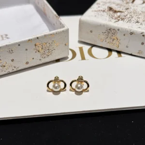 Dior Petit CD Jolie Mini Stud Earrings