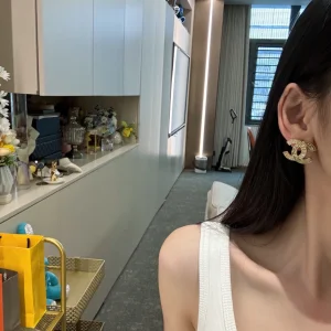 Chanel Vintage CC Logo Studs Earrings