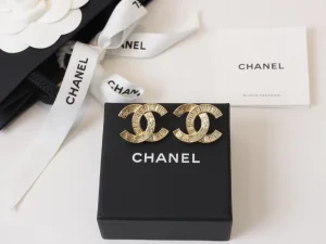Chanel Vintage CC Logo Studs Earrings