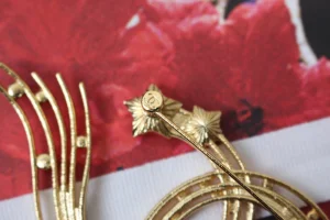 Chanel CC Logo Stars Brooch