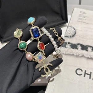 Chanel CC Pearls Choker Necklaces