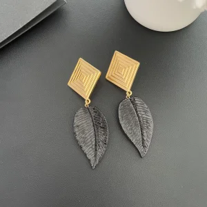 Saint Laurent Pyramid Earrings