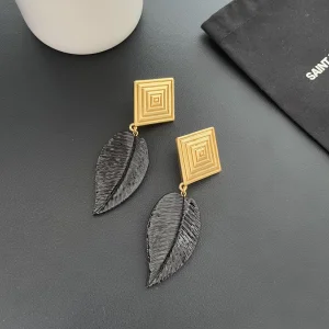 Saint Laurent Pyramid Earrings