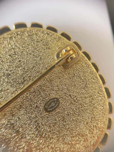 Chanel Crystal CC Coco Mark Brooch