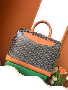 Goyard Cisalpin Document Case Brown