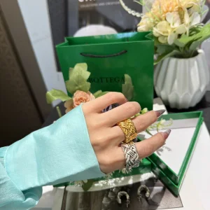 Bottega Veneta Intreccio Rings