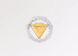Louis Vuitton V For Crystal Brooch