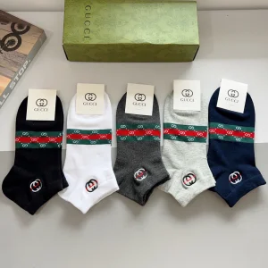 Gucci Interlocking G Knitted Cotton Socks