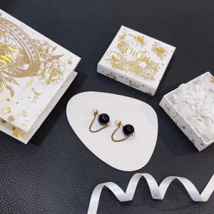 Dior Tribales Black Pearl Earrings