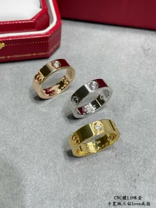 Cartier Single LOVE Diamond Rings
