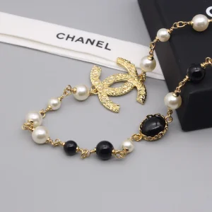 Chanel Gripoix Pearl CC Necklaces