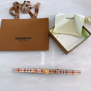 Burberry TB Vintage Check Belt 20MM