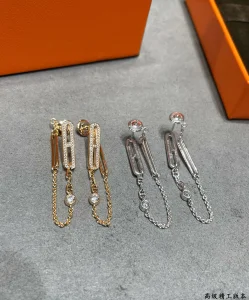Hermes Chaine dAncre Chaos Earrings