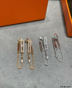 Hermes Chaine dAncre Chaos Earrings