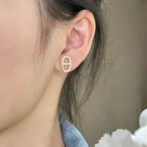 Hermes Chaine dAncre Divine Stud Earrings